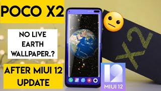 Miui 12 poco x2 live earth wallpaper review