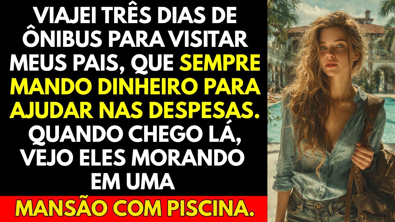 Viajei três dias de ônibus para visitar meus pais, que sempre mando dinheiro para ajudar nas...