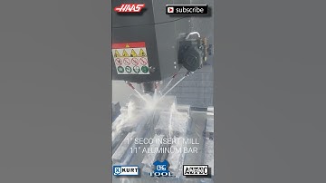 HAAS VF4 VF5 VF6 VF8 VF9 TM3P TM2P mini mill CNC MILL 1" seco insert emc vs aluminum part