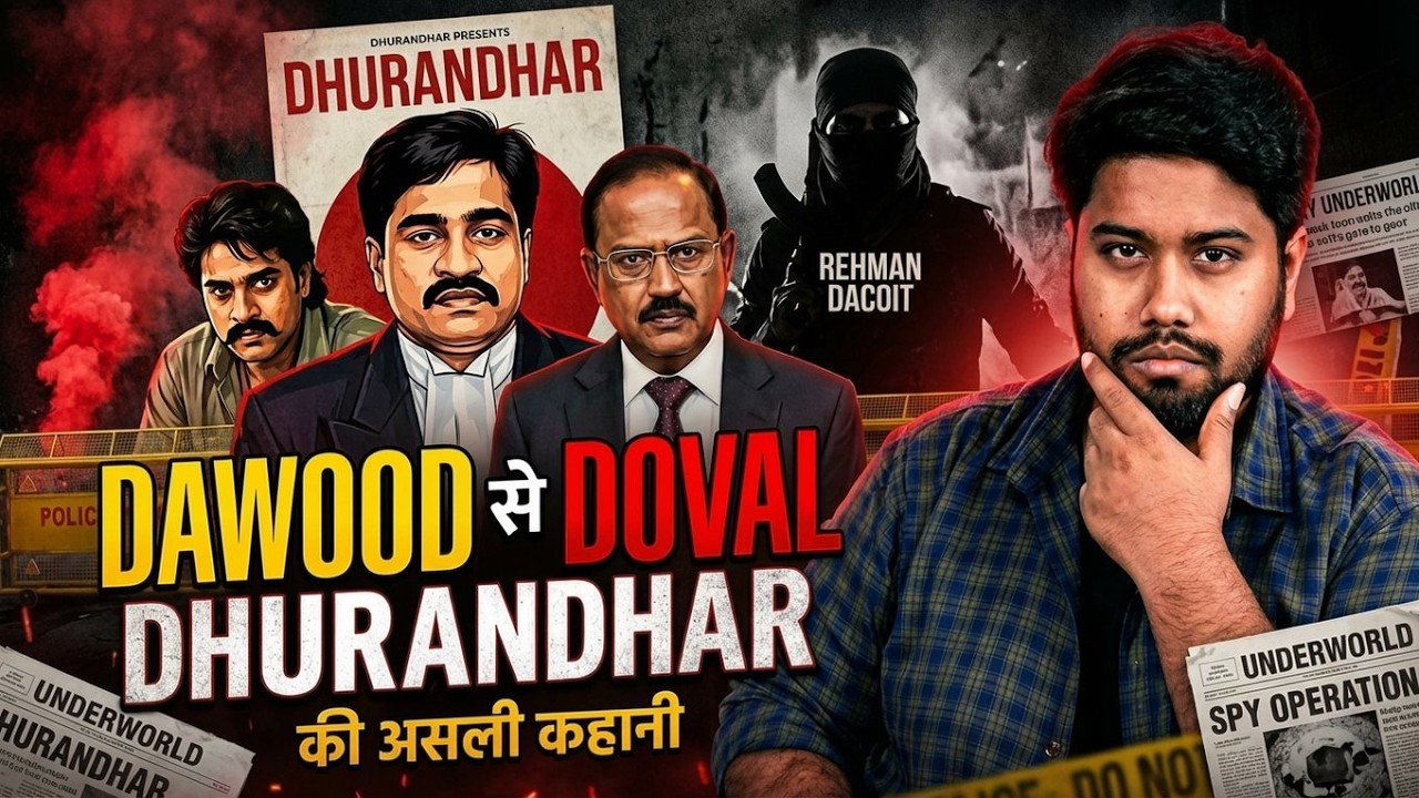 Dawood से Doval तक: Dhurandhar की पूरी असली कहानी | Karachi Underworld, RAW Ops & 90s War Explained