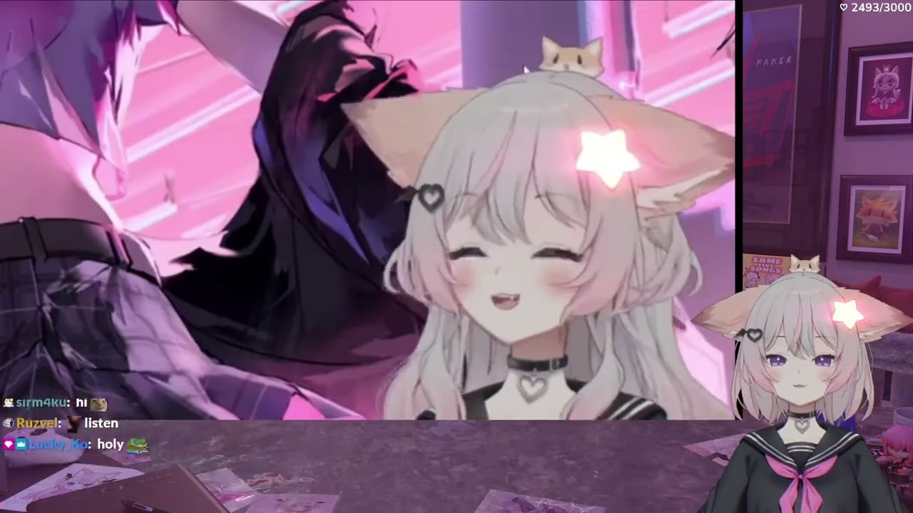 Anny Reacting To Her H Folder Incident