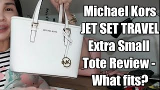 Jet Set Travel Extra-Small Logo Top-Zip Tote Bag