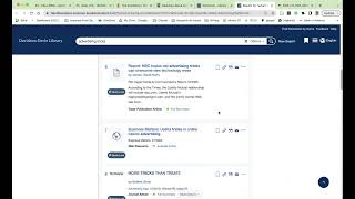 Using DDCC library's database