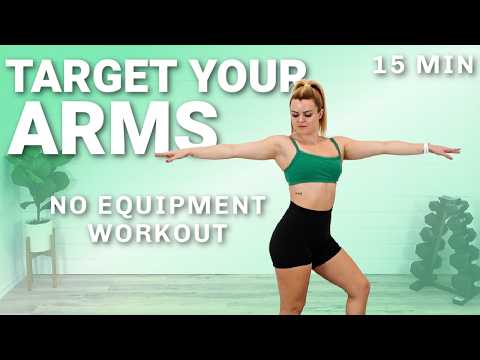 Target Your Arms In 15 Min With No Equipment!