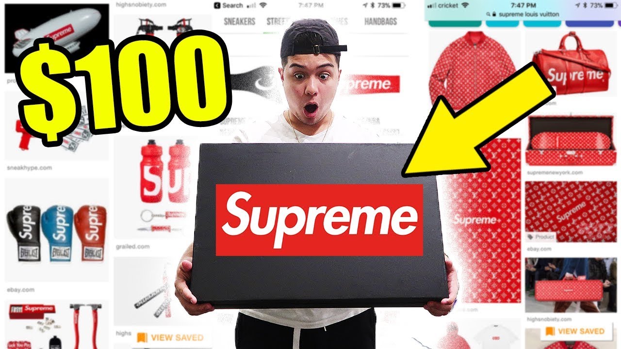 THE $100 SUPREME MYSTERY BOX!! 