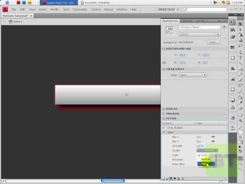 Flash CS4 Buttons Tutourial 1.mp4