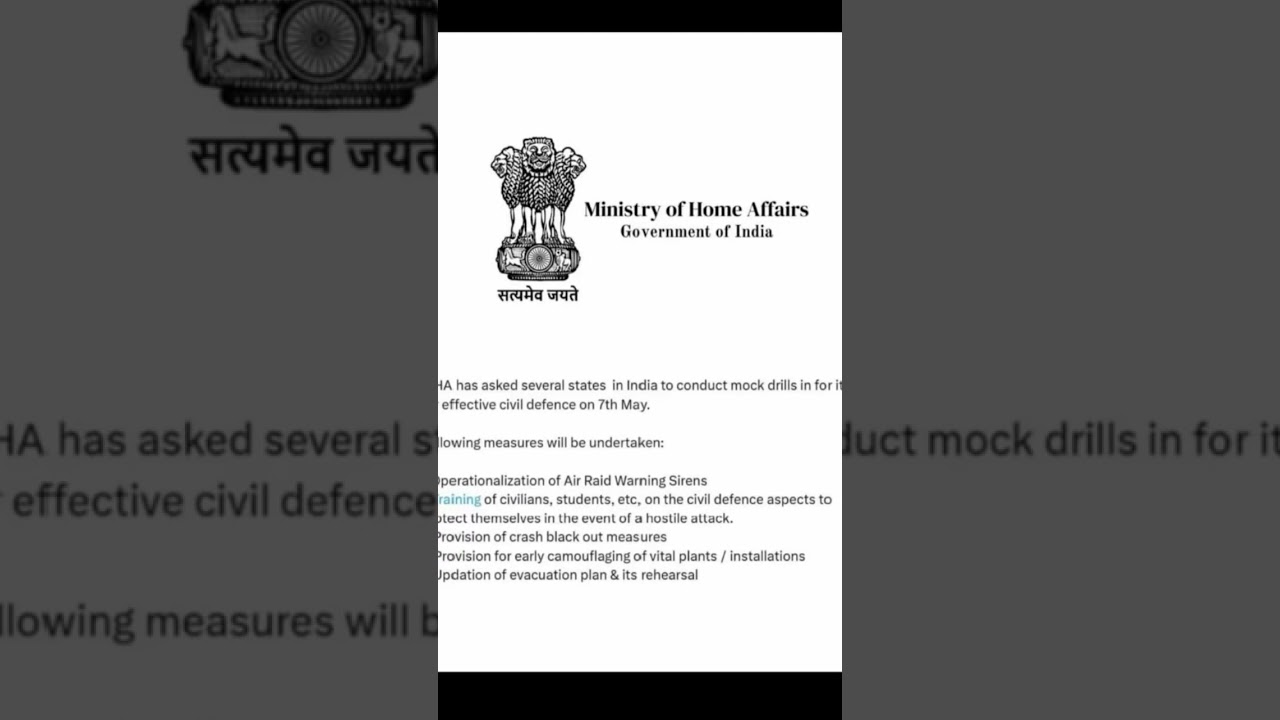 emergency mock drill in india