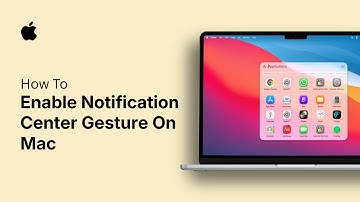 How To Enable Notification Center Gesture On Mac