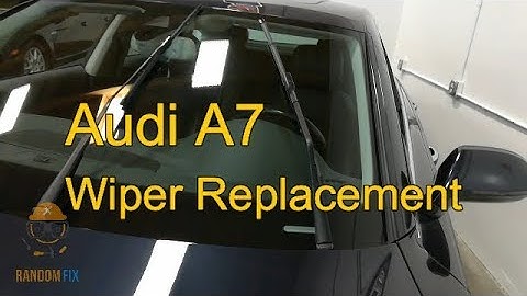 How to Replace Audi A7 Wipers 2010-2017▶️ Audi Wiper Service Position