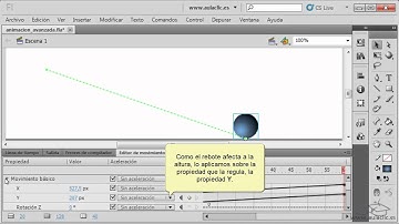 Curso de Flash CS5. 12.4 Editor de movimiento avanzado.