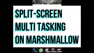 Split Screen Multi Tasking on Android Marshmallow screenshot 4