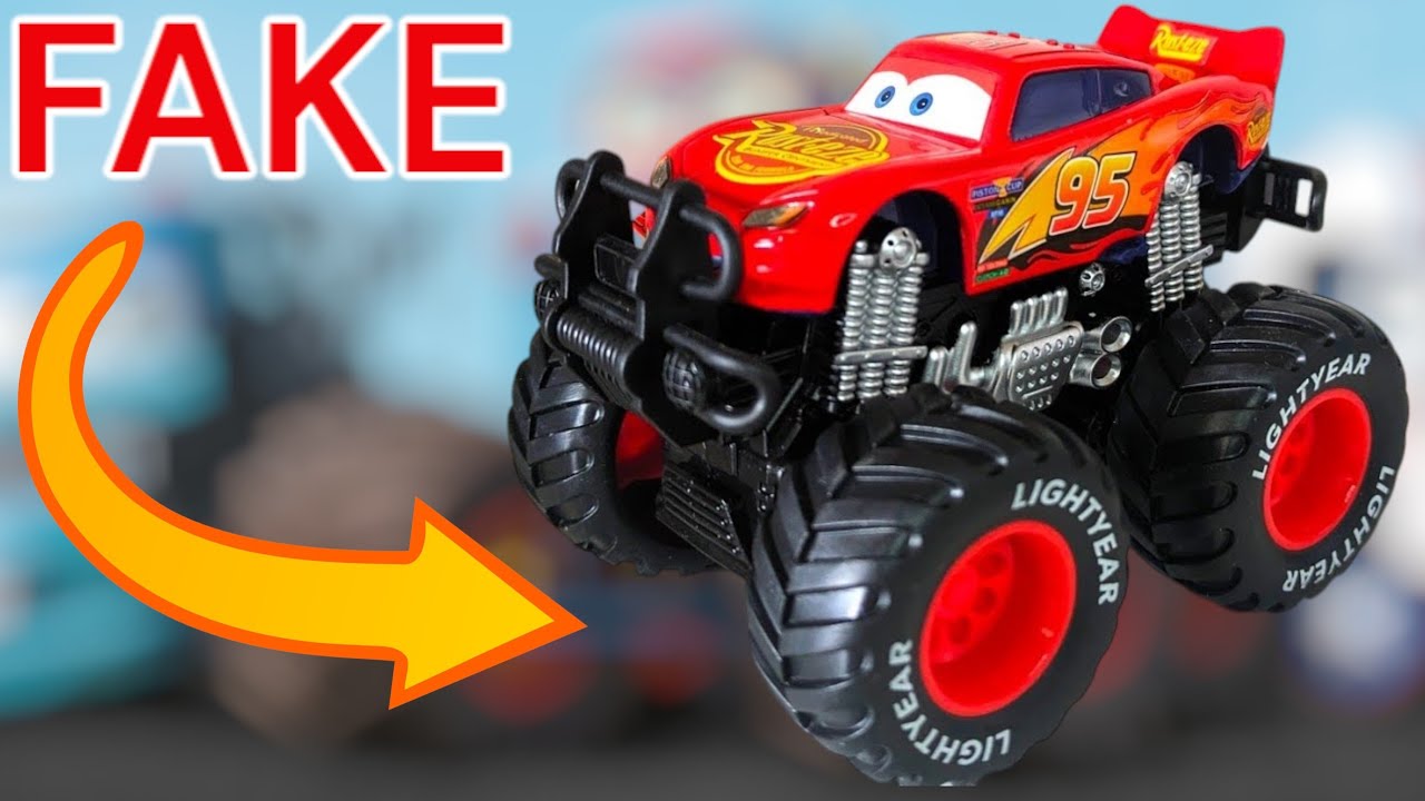 Disney Pixar Cars Diecast Factory Custom Cars 3 Monster Truck Lightning ...
