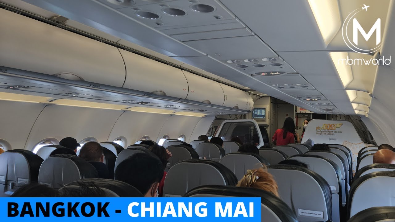 Thai VietJet Air Flight Experience: VZ 102 Bangkok to Chiang Mai