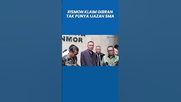 Rismon Sianipar Klaim Gibran Tak Punya Ijazah SMA: 3 Tahun Nggak Ada Nilai Rapor