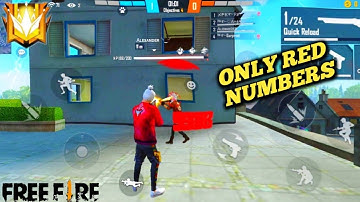 Only red number headshots para SAMSUNG A3,A4,A5,A8,A10,A20,A30,A50,A70,S1,S3,S4,S8,S9,S10/FREE FIRE