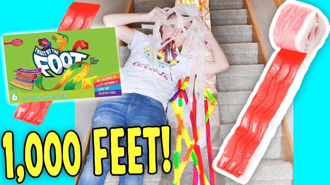 1,000 FEET OF FRUIT BY THE FOOT! YouTube