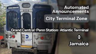 MTA LIRR City Terminal Zone Announcements M9 May 2026