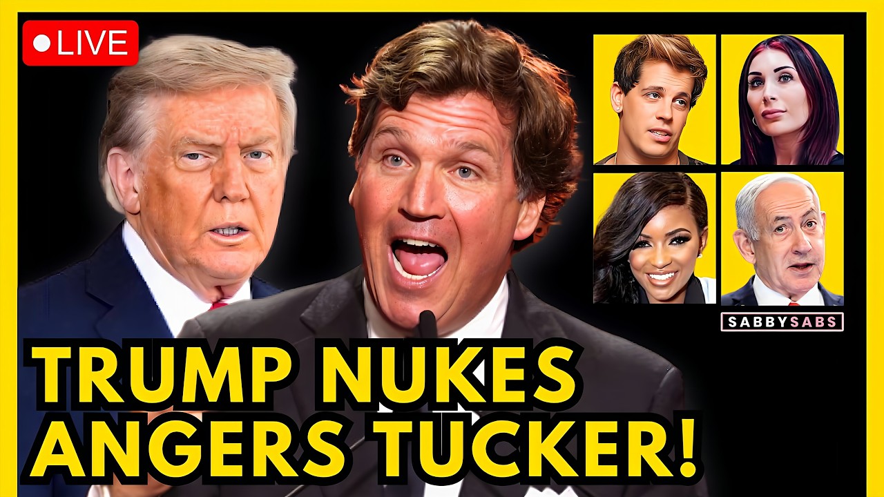 TRUMP NUKES ANGER TUCKER, MILO DEPORTED, JASMINE CROCKETT IS DONE, ISRAEL ATTACKS NBC NEWS