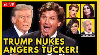 TRUMP NUKES ANGER TUCKER, MILO DEPORTED, JASMINE CROCKETT IS DONE, ISRAEL ATTACKS NBC NEWS