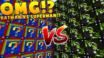 Minecraft 1V1V1V1 BATMAN VS SUPERMAN LUCKY BLOCK WALLS! | (Minecraft Modded Minigame) | JeromeASF