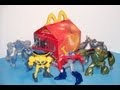 2013 MCDONALD'S TRANSFORMERS PRIME SET OF 6 FAST FOOD TOYS VIDEO REVIEW