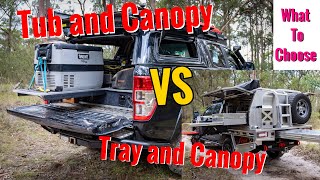 Tub and Canopy VS Tray and Canopy!! WHATS BEST? *ep20*