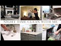 Realistic nighttime cleaning! motivation to clean! Cleaning after dark!