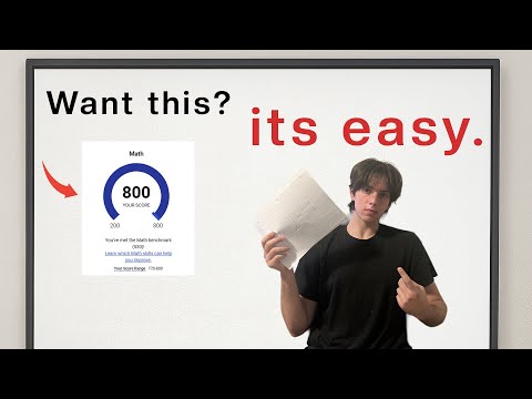 How to solve the Math SAT in 20 minutes