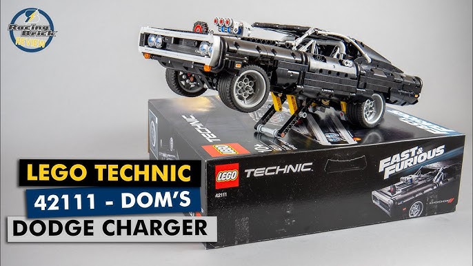 LEGO Dom's Dodge Charger Fast & Furious Technic 42111 Box & Manual