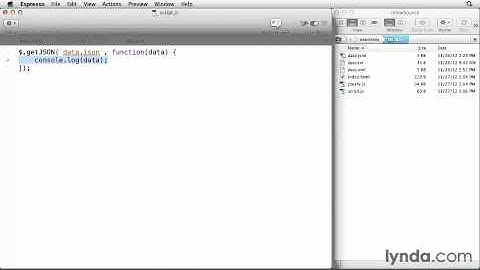 03 03 Просмотр данных с помощью jQuery (Lynda.com - js and AJAX)