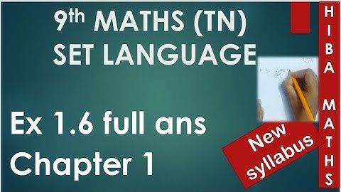 9th maths chapter 1 exercise 1.6 full answers tn samacheer hiba maths