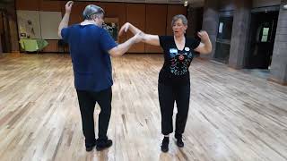 Jitterbug Dance, Part 2, Alternating Parallel Hold with Cross Hand Hold, June 24, 2024