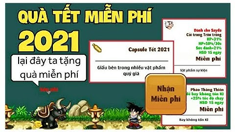 Review, Hướng Dẫn Nhận Cải Trang, Capsule Tết Miễn Phí Trong Sự Kiện Tết 2021 - Ngọc Rồng Online