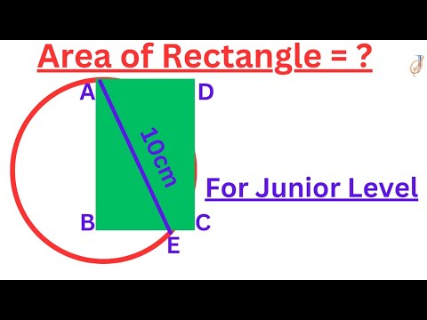 Find the Area of Rectangle | green region #geometry - YouTube