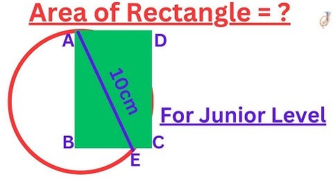 Find the Area of Rectangle | green region #geometry
