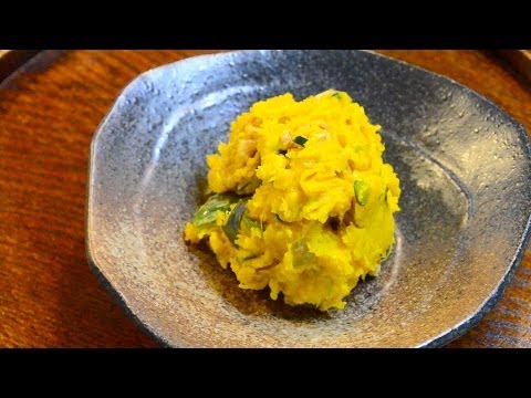 【料理】レンジでチンッ！簡単かぼちゃサラダ. 