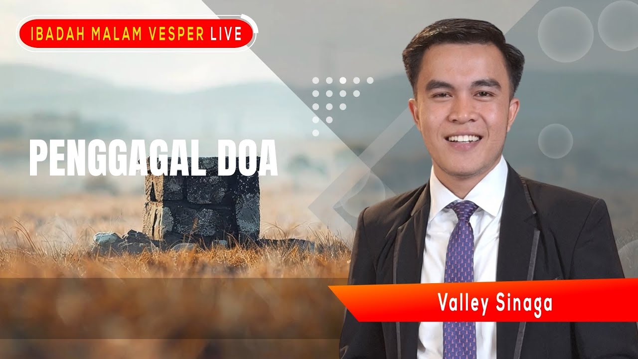 IBADAH MALAM VESPER LIVE | Penggagal Doa GMP Valley Sinaga Episode 292