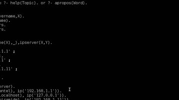Prolog shell video 1.