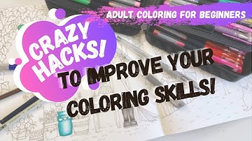 Improve Your Coloring Skills With These CRAZY COLORED PENCIL HACKS for Beginners | PART 4