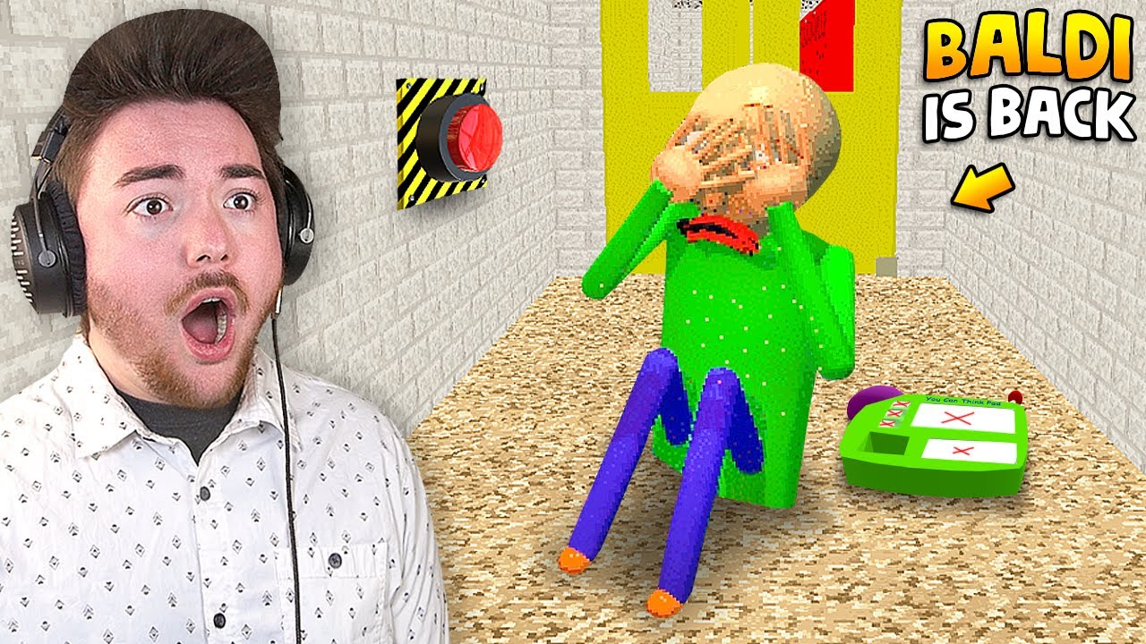 First Gameplay Back WHAT EVEN IS THIS GAME!?  Baldi's Basics In  Education and Learning 