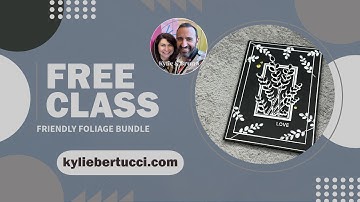 Simple Wedding Card Tutorial 🌿 Using Friendly Foliage