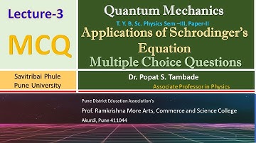 MCQ on Quantum Mechanics | Applications of Steady State Equation | IIT JAM Physics | BSc Physics |