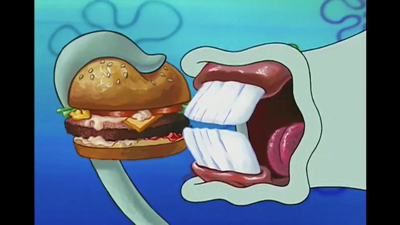 Spongebob: Everytime "Krabby Patty" is said in "Just One Bit...