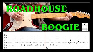ROADHOUSE BOOGIE - Guitar lesson with tabs - Duane Eddy