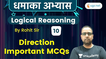 JRF Dhamaka Abhyaas | Logical Reasoning by Rohit Sir | Direction Important MCQs
