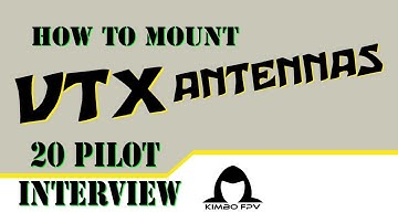 How FPV Pilots Mount VTX Antennas - 20 pilot interviews 2018