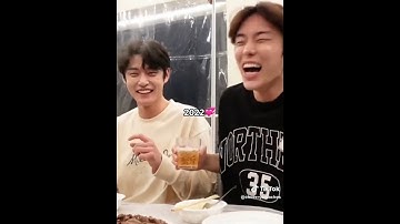 Kim ji woong zerobaseone  with yoon seo bin far opposite relationship between year 2022 to 2023