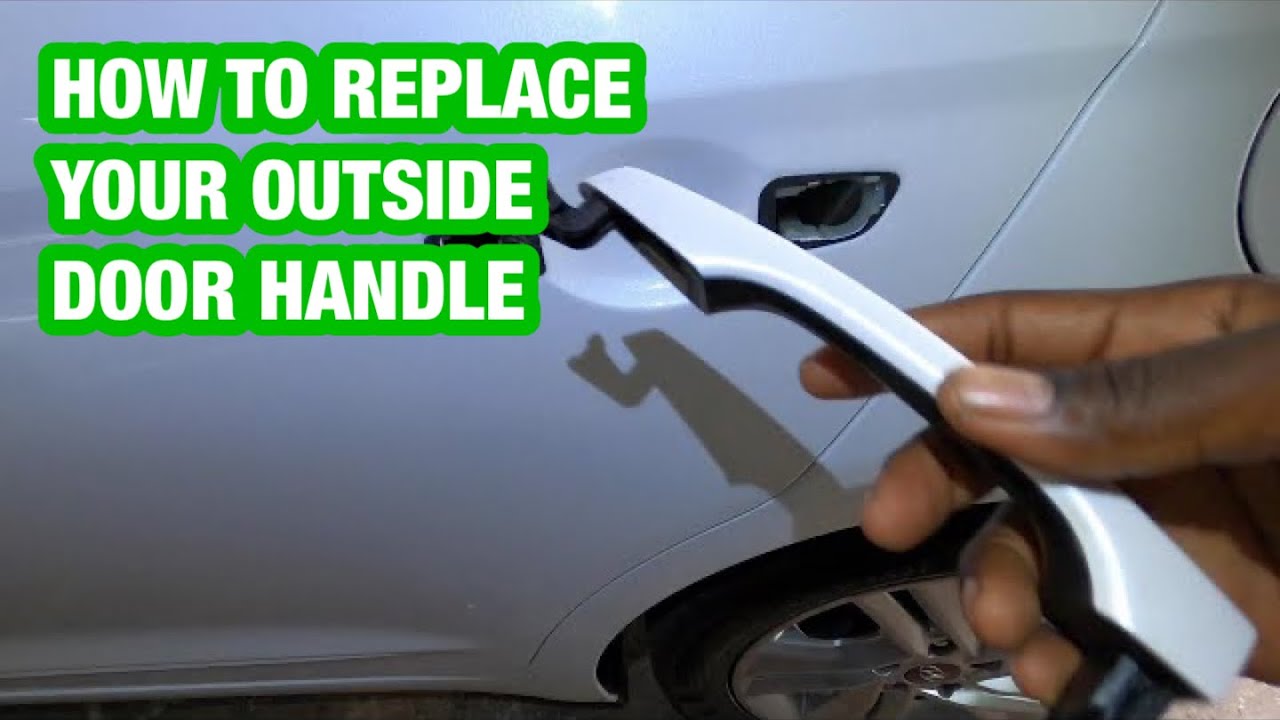 Replacing Hyundai Elantra rear doors outside handle - YouTube