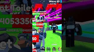 Celebrity Getting To WAVE 69 in Toilet Tower Defense 🚽🌟 Wealth