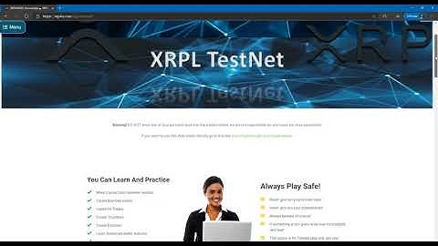 XRPL TestNet Demonstration of XRP Speed & Transaction Cost